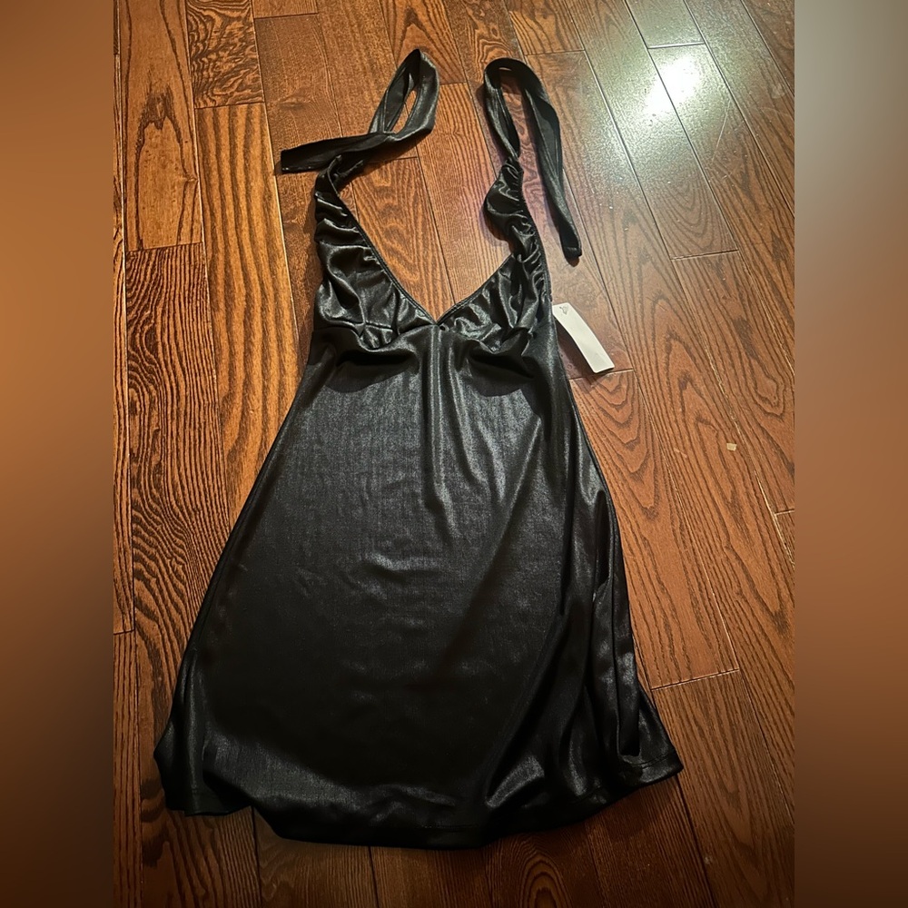 Leg Avenue Black Halter Dress